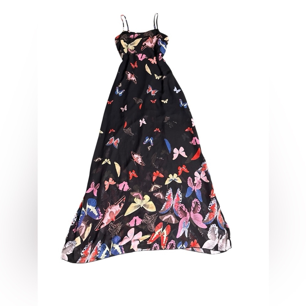 Vintage 90s Parisian butterfly dress, small